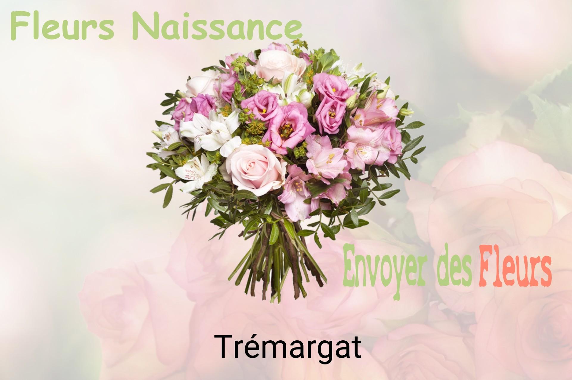 Bouquet de fleurs de naissance livré à Trémargat